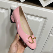 GUCCI 26S HORSEBIT BALLET FLATS IN PINK CALFSKIN