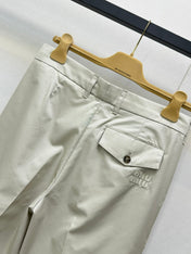 MIUMIU HIGH-WAISTED WIDE-LEG PANTS STYLE 52