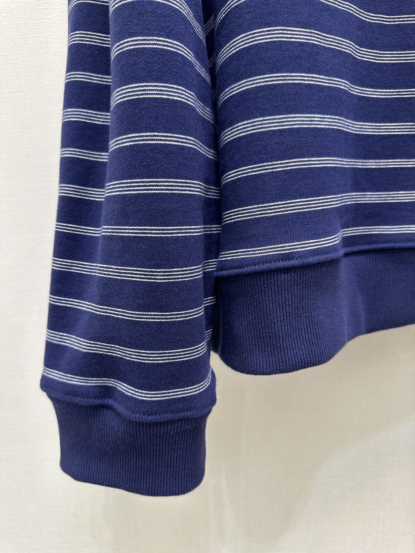 MIUMIU STRIPED ZIP POLO SHIRT STYLE 42