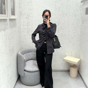 DIOR 25S PLEATED LACE SHIRT 703