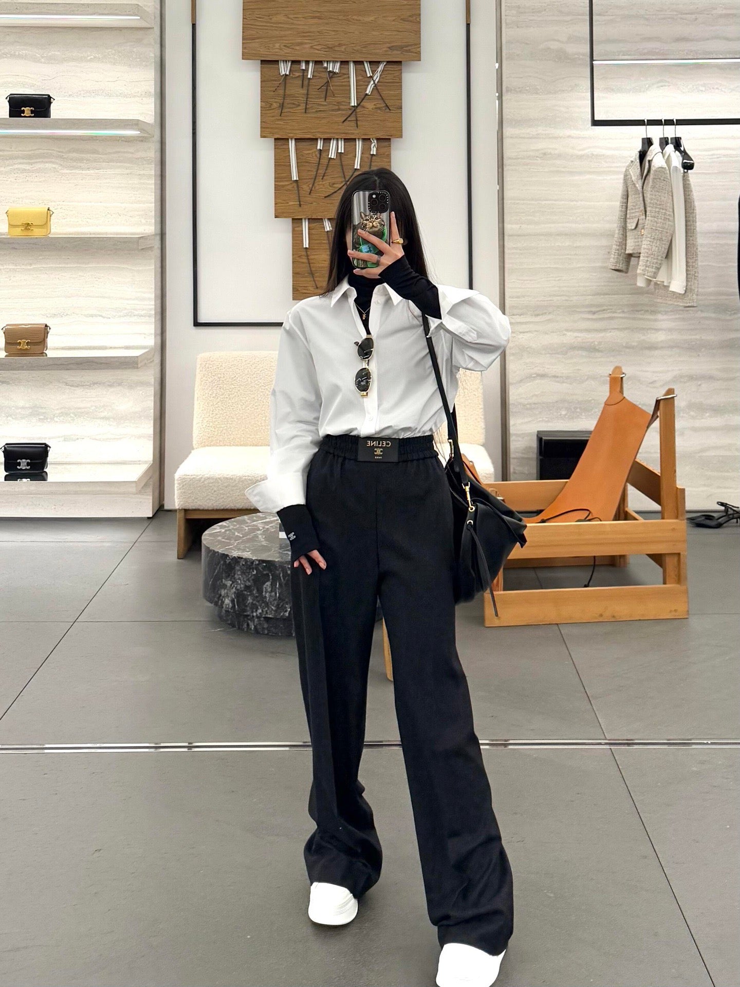 CELINE 26S WIDE-LEG PANTS 690