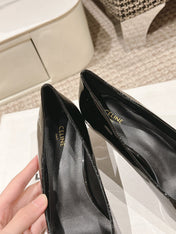 HIGH PUMP 5 CM IN BLACK PATENT CALFSKIN