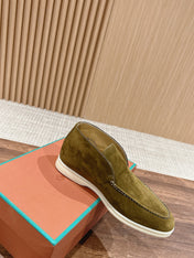 LP OPEN WALK LOAFERS BRIGHT OLIVE SUEDE
