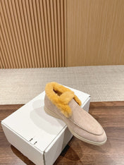 LP CLASSIC SUMMER CHARMS WALK LOAFERS KHAKI CALFSKIN