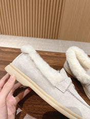 LP SUMMER CHARMS WALK LOAFERS LIGHT GRAY FLEECE