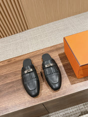 0Z Mule Fringed Black