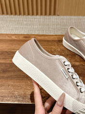 CONVERSE SNEAKER IN KHAKI BROWN VELVET