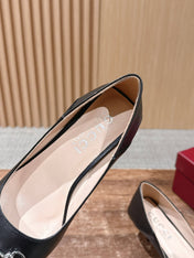 GUCCI 26S VITTORIA PUMPS 60 MM IN BLACK LAMBSKIN