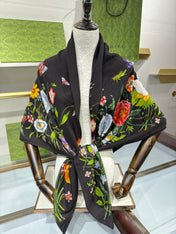 GUCCI 25S SCARF 140 IN CASHMERE 636339