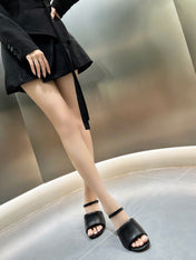 FENDI BAGUETTE HIGH-HEEL SANDALS 8 CM IN BLACK CALFSKIN