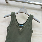 PRADA 26S CREW NECK TANK TOP 656
