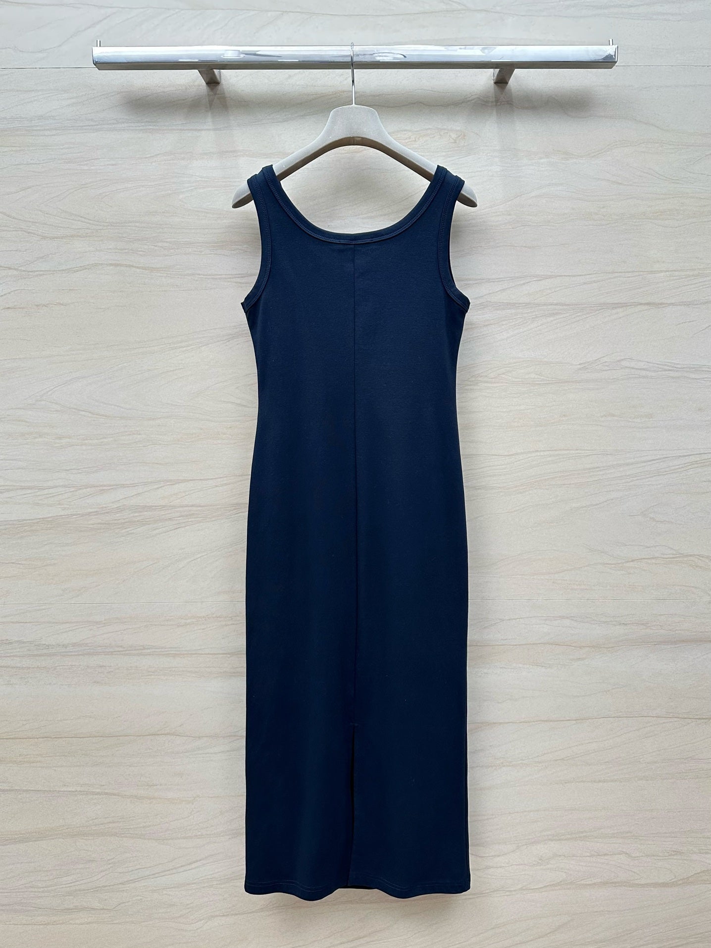 PRADA 26S SLEEVELESS CREW NECK DRESS 654