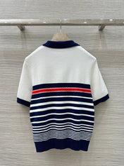 GUCCI SHORT-SLEEVE KNIT TOP 138