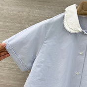 MIUMIU 26S SHORT-SLEEVE SHIRT STYLE 1112