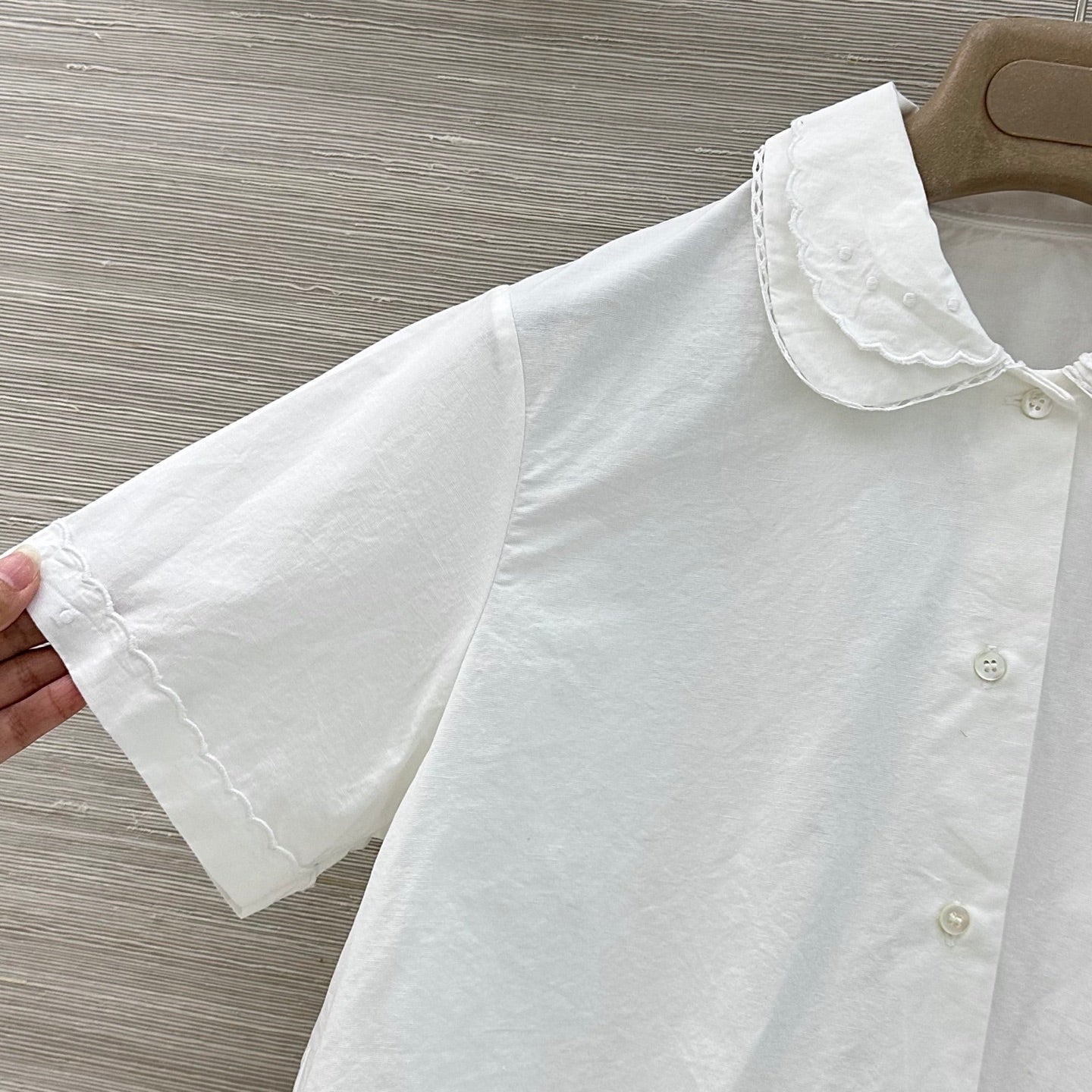 MIUMIU 26S SHORT-SLEEVE SHIRT STYLE 1113