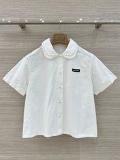 MIUMIU 26S SHORT-SLEEVE SHIRT STYLE 1113