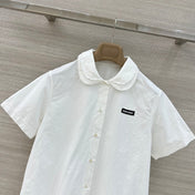 MIUMIU 26S SHORT-SLEEVE SHIRT STYLE 1113