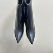 SL OPYUM HEELED BOOT BLACK CALFSKIN