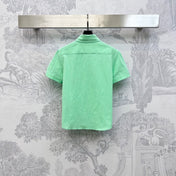 RALPH LAUREN SHORT-SLEEVE SHIRT LIGHT TEAL 274780