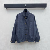 MIUMIU 26S COLLAR PLAID JACKET 893
