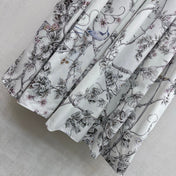 DIOR 26S FLORAL SILK SKIRT 1195