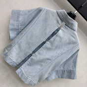 CHANEL 26S SHORT-SLEEVE DENIM SHIRT 1434