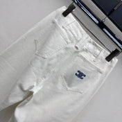 CELINE 26S HIGH-WAIST WIDE-LEG JEANS 649