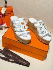 ISABELLA SANDAL WHITE CALFSKIN
