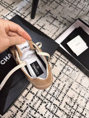 CLASSIC SNEAKERS IN PERU BROWN SHEEPSKIN AND SUEDE
