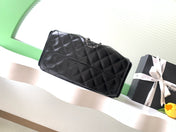 CHANEL 26S HOBO BAG 30 IN BLACK CALFSKIN