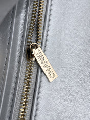 CHANEL 26S FLAP BAG 21 IN SILVER CRYSTAL-EMBELLISHED SPARKLING