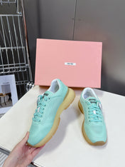 BASIC SNEAKERS IN TURQUOISE MESH