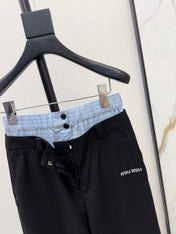 MIUMIU 26S STRAIGHT LEG PANTS 975