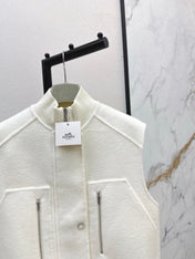HERMES 25S SLEEVELESS JACKET 526962
