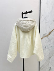 MAX MARA 25S HOODED KNIT JACKET 106