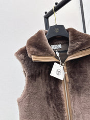 HERMES 25S FUR VEST 668406