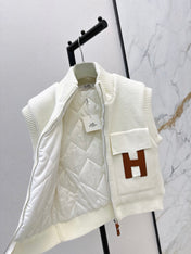 HERMES 25S SLEEVELESS KNIT VEST 235