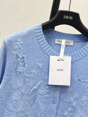 DIOR 25S ROUND-NECK CARDIGAN 540