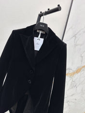 DIOR 25S VELVET BLAZER 523
