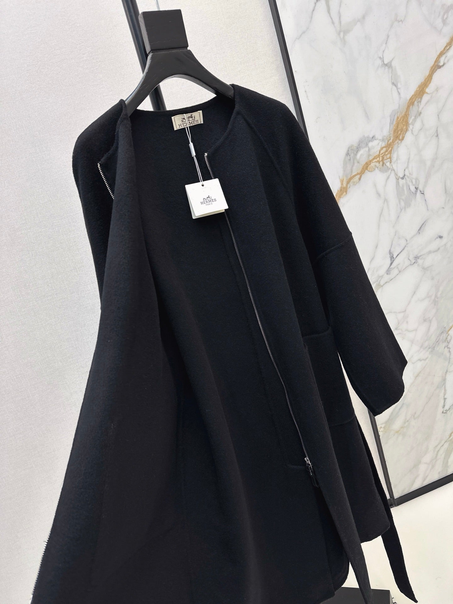 HERMES 25S LONG KNITTED COAT 217