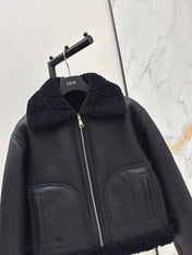 DIOR 25S SHERPA-COLLAR JACKET 542