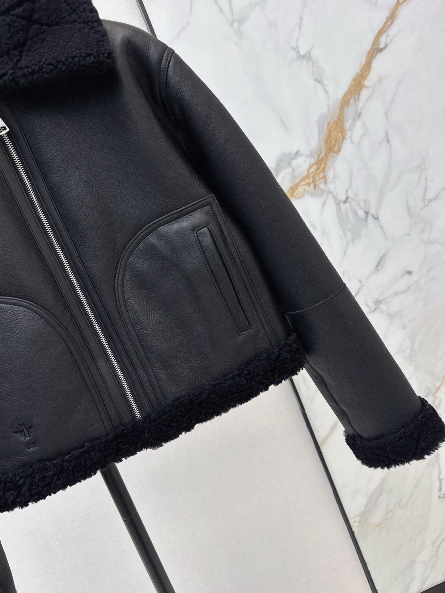 DIOR 25S SHERPA-COLLAR JACKET 542