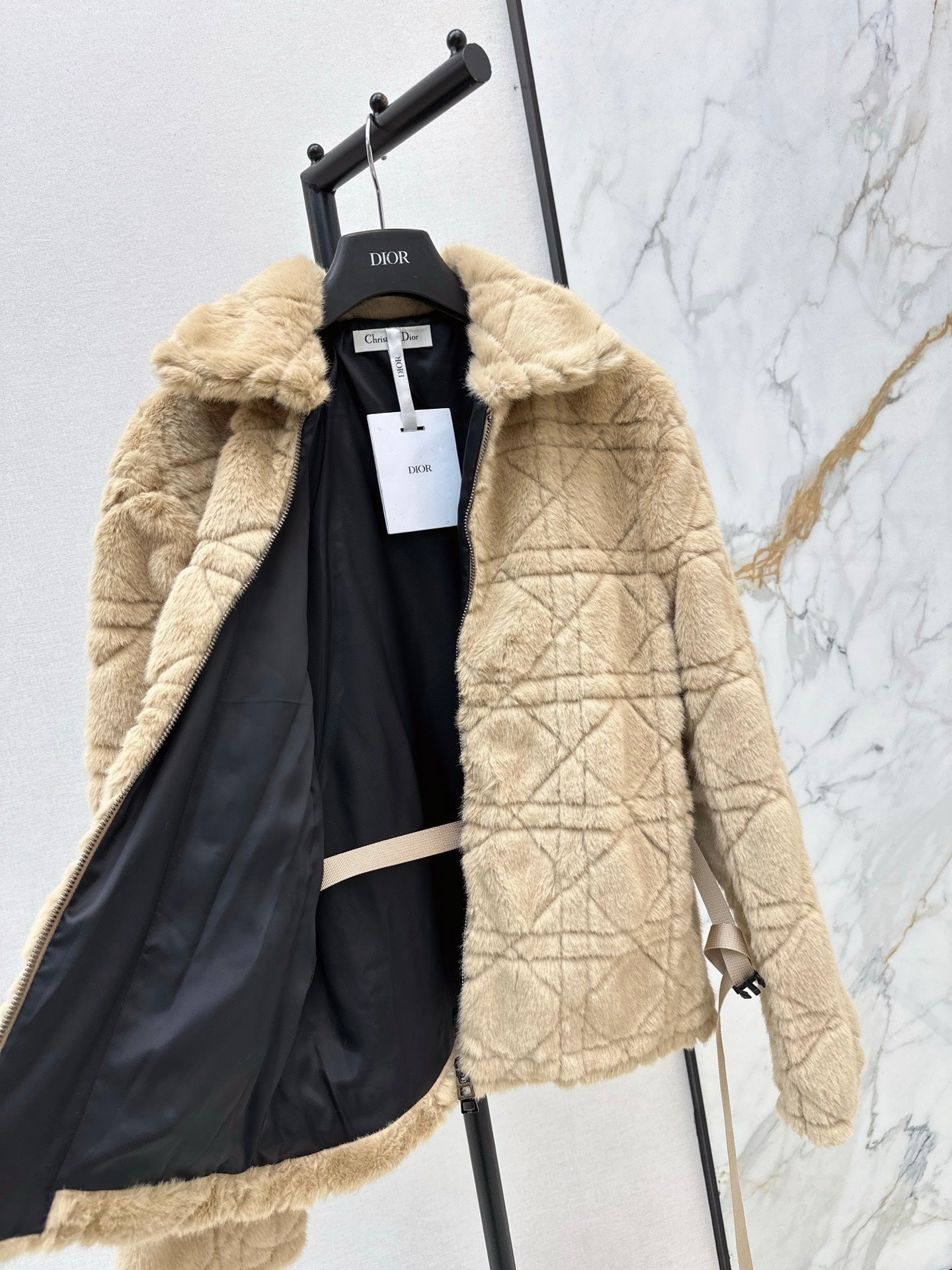 DIOR 25S MINK FUR CASHMERE CARDIGAN 469