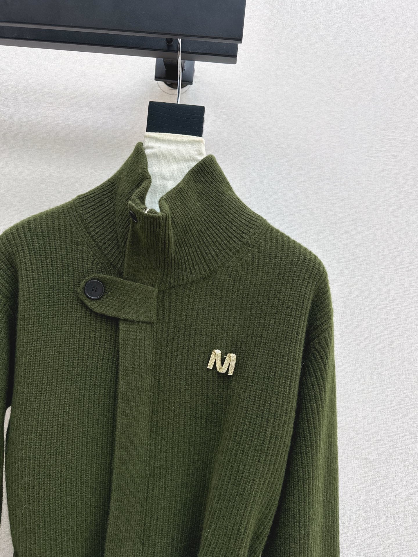 MAX MARA 25S STAND COLLAR CARDIGAN COAT 037