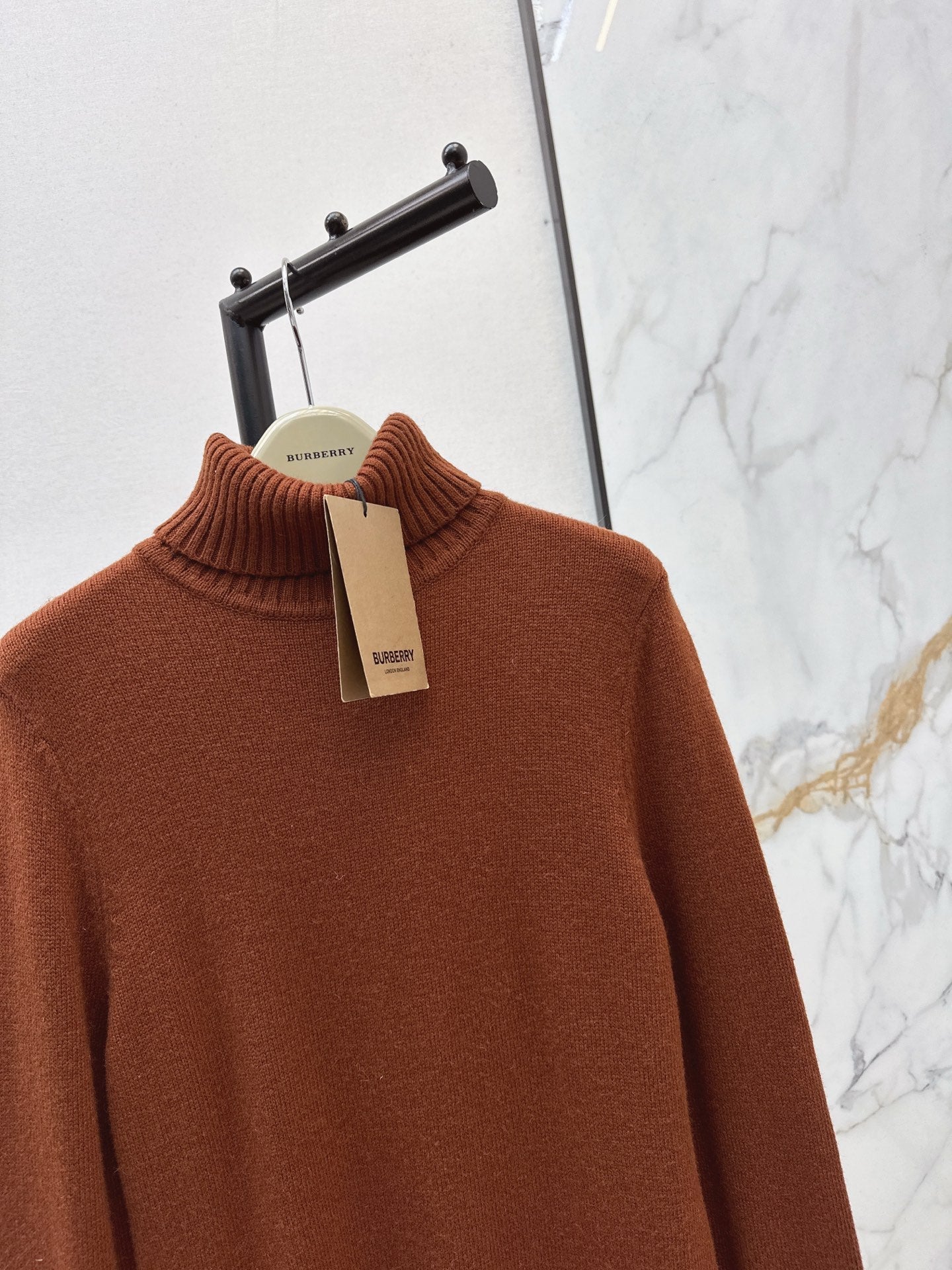 BURBERRY 26S TURTLENECK KNIT DRESS 420