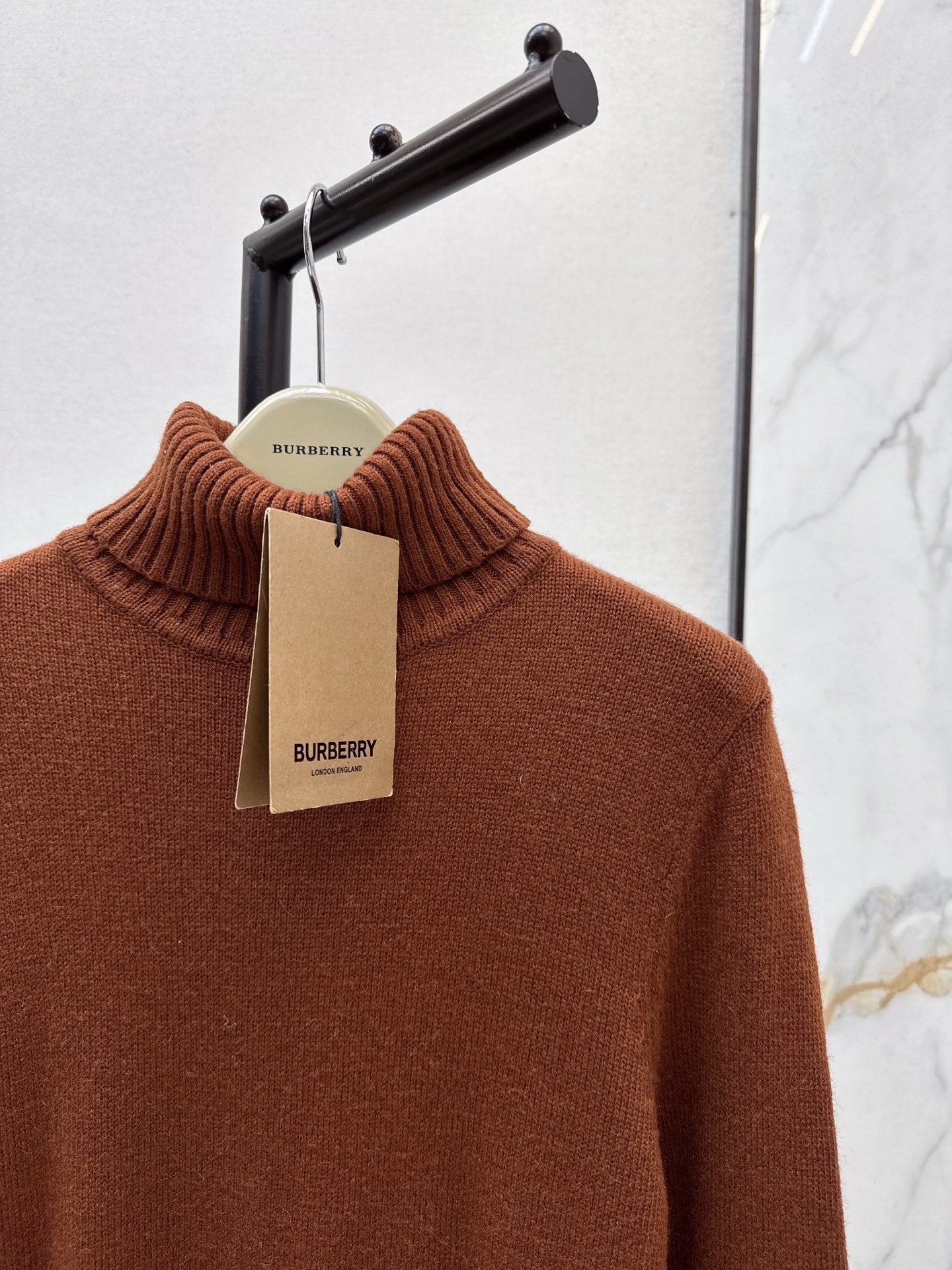 BURBERRY 26S TURTLENECK KNIT DRESS 420