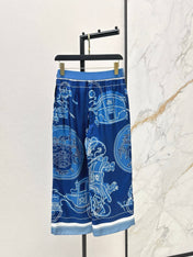HERMES 25S WIDE‑LEG STRAIGHT PANTS 424