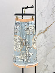 HERMES 25S WIDE‑LEG STRAIGHT PANTS 425