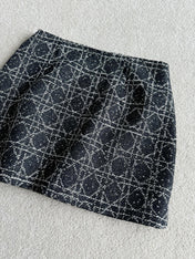 DIOR 25S PLEATED PLAID SKIRT STYLE 009