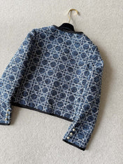 DIOR 25S CANNAGE CROPPED JACKET STYLE 056